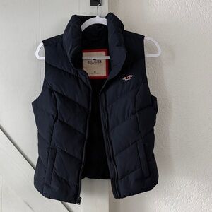 Hollister Midnight Blue Puffer Vest